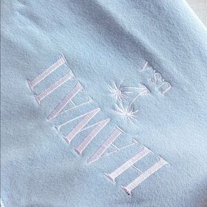 Light Blue Hawaii Sweatshirt